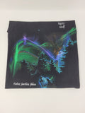 Adult T-Shirt - Northern Lights Wolf