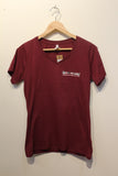 Ron Chambers - Maroon Women's Shirt Wolf/Crow Design