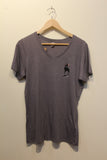 Ron Chambers - Grey Women's Shirt Wolf/Crow Design
