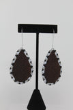 Salmon Skin Drop Earrings