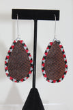 Salmon Skin Drop Earrings