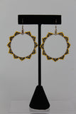 Mariah Beaded Hoops 1.5"