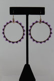Mariah Beaded Hoops 1.5"