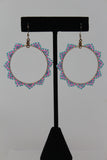 Mariah Beaded Hoops 1.5"