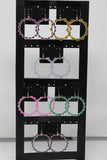 Mariah Beaded Hoops 1.5"