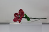 Various Beaded Wire Flowers