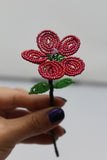 Various Beaded Wire Flowers