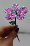 Various Beaded Wire Flowers