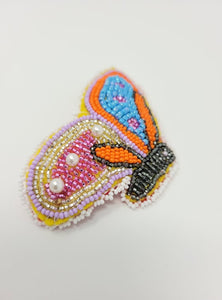 Martha Smith - Beaded Butterfly Barrettes