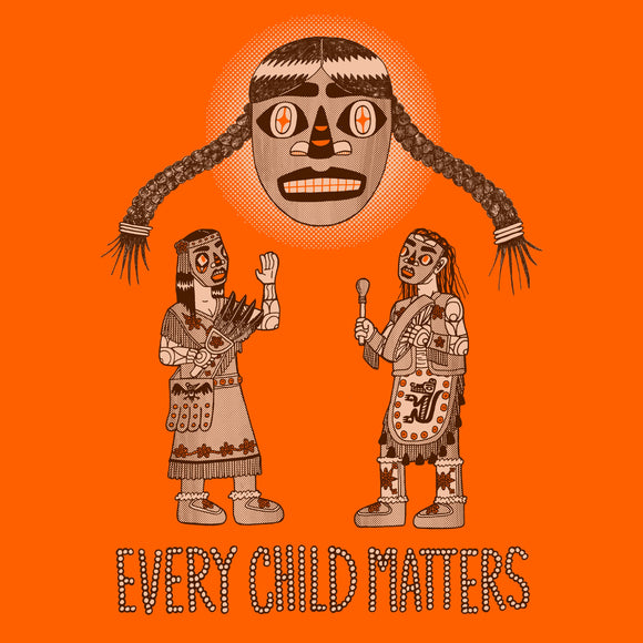 Cole Pauls - Adult Orange Every Child Matters T-Shirt