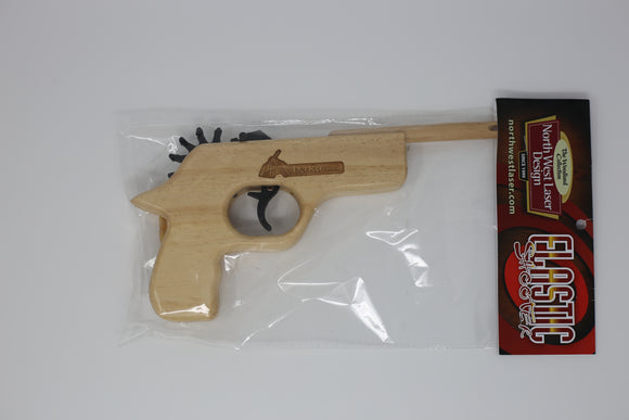 Toy - Elastic Wooden Gun
