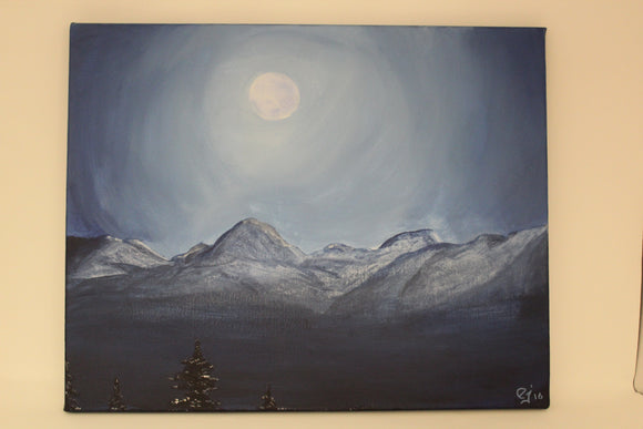 Elly Jackson - Painting Moonlight Mountains 16
