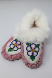 Dallayce Smith - Pink Hide Moccasin - Women's Size 6