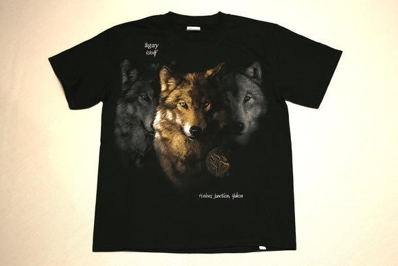Youth T-Shirt - Trilogy Wolf Black
