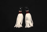 Teagyn Vallevand - Ancestor Earrings Weaving Red & Black