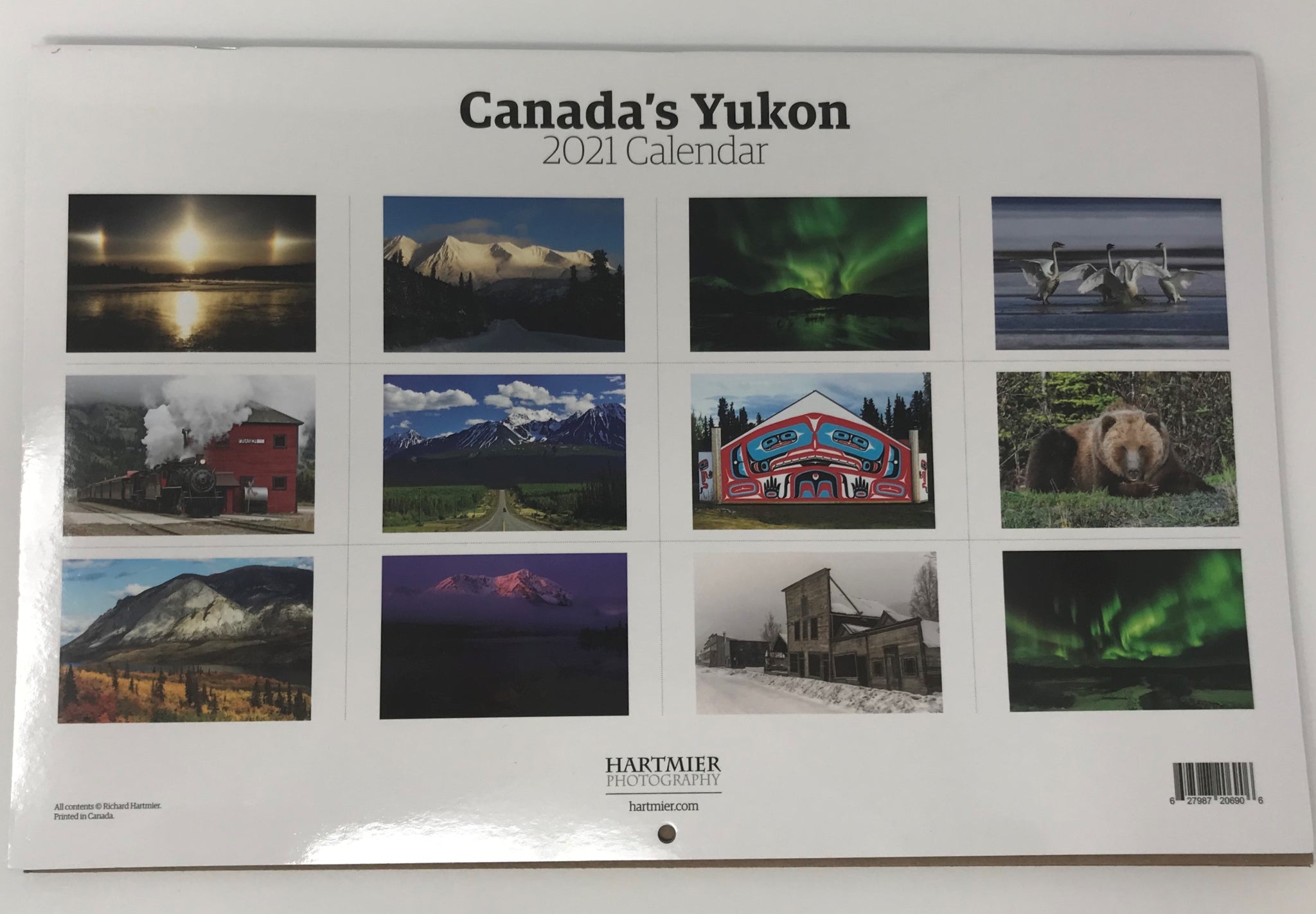 2021 Canada's Yukon Calendar Njù Store